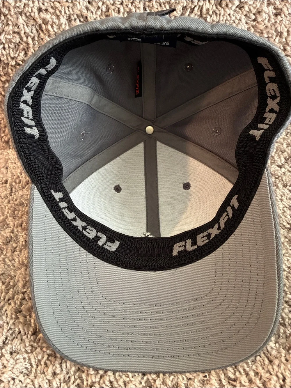 Kangol Charcoal Gray Kangaroo Logo Fitted Flexfit Cap